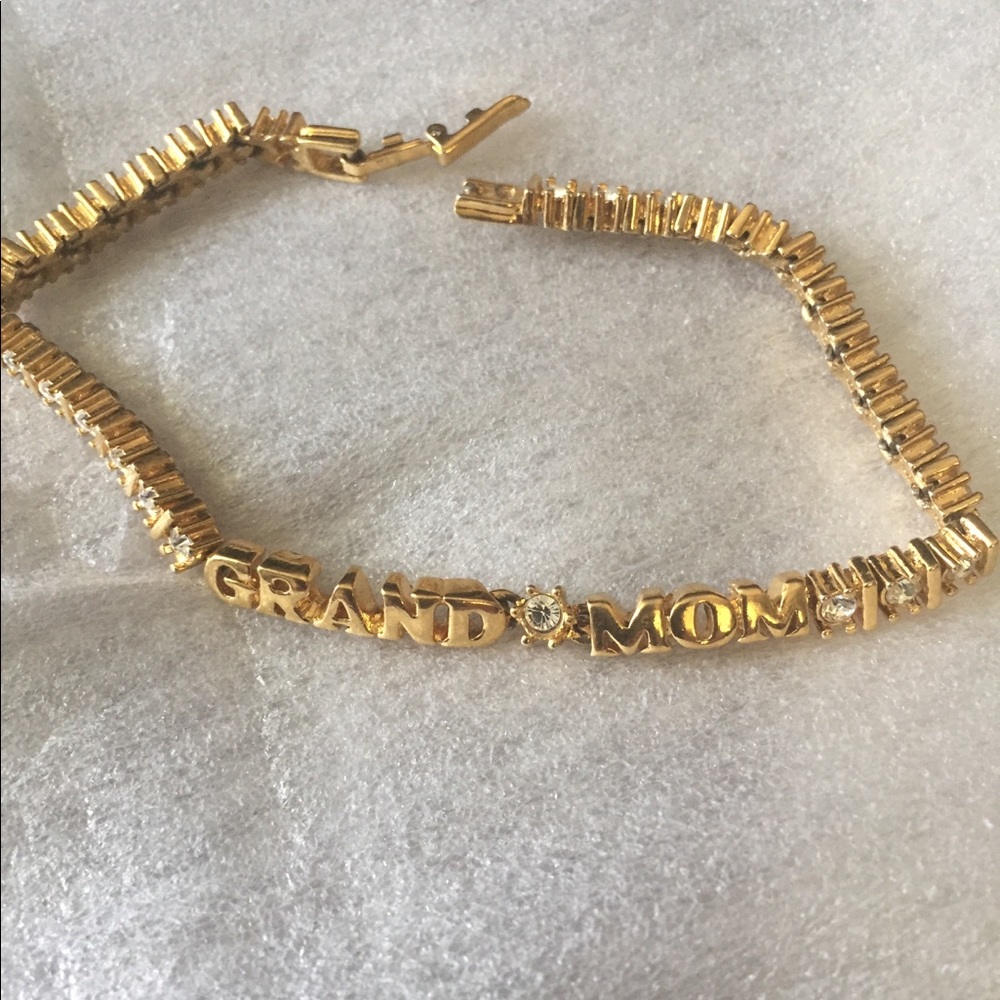 Bracelet “grand-mom” goldtone